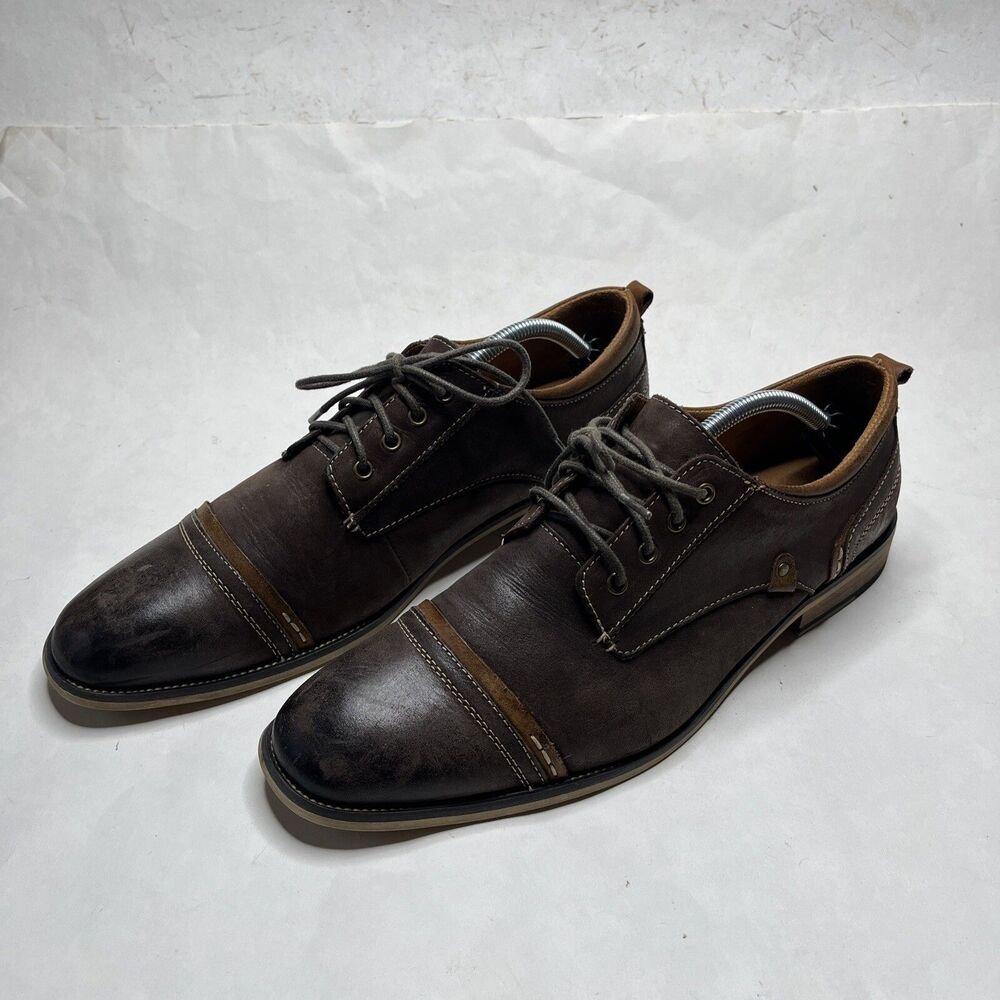 Steve Madden Dress Shoes Mens 11 Oxford Lace Up Casual Round Toe